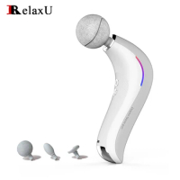RELAX U Quality Massage Gun Pain Relief Body Relaxation Fascial Gun Fitness Professional Deep Muscle Massager Gift