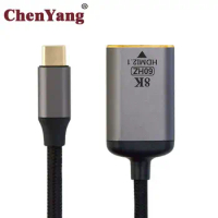 Chenyang USB4 USB-C Type-C Source to Female HDTV 2.0 Cable Display 8K 60HZ UHD 4K HDTV Male Monitor