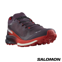 官方直營 Salomon S-LAB ULTRA 3 V2 野跑鞋 玫紫/火炬紅/白