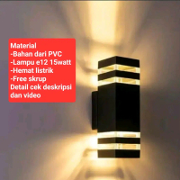 lampu dinding outdoor lampu dinding tempel minimalis bahan pvc Kamar