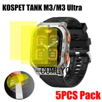 5PCS Film For KOSPET TANK M3 m3 Ultra Smart Watch Screen Protector Cover HD TPU Films