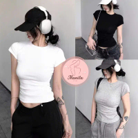 Áo thun nữ ôm body cotton lông mịn co giãn -MA222 MANILA