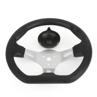 Universal 3-Spoke Steering Wheel for Go Kart Scooter Karting 270mm/10.6"