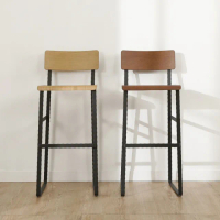 【BuyJM】LOFT工業風曲木高腳椅/吧檯椅/兩色可選