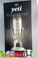 [美國直購]  一年保固 Blue Yeti USB Microphone 專業電容式 麥克風 銀色