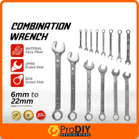Combination Wrench Spanner Common Ring Alloy Steel Tool Double End Size Heavy Duty 8MM to 17MM