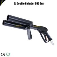 Double Nozzle co2 Gun 2 Column Row Pistol Gun Handheld Hand Control 2 Head CO2 Jet Gun Spray Smog Fog Misty Cold Ice Gun For DJ