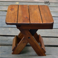 實木折疊式矮凳子中式木質方形小板凳家居門口換鞋凳兒童穿鞋凳子