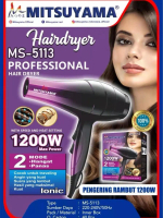 HairDryer / Hair Dryer / Pengering Rambut Pengatur Suhu 150W MS-5113
