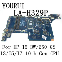 FPI50 LA-H329P For HP 15-DW 250 G8 Laptop Motherboard with I3/I5/I7 10th Gen CPU Mainboard