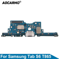 Aocarmo For Samsung Galaxy Tab S6 T865 SM-T865 Usb Charging Port Charger Dock Flex Cable Replacement Part