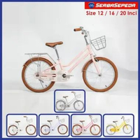 Dominate CT12 / CT16 / CT20 Sepeda Anak City Bike 12 / 16 / 20 Inci Frame Alloy CT12 - Lily White