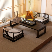 新中式實木茶幾榻榻米茶幾飄窗桌日式茶桌炕桌炕幾禪意矮桌地桌