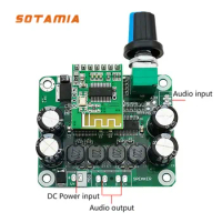 SOTAMIA 30W Hifi Stereo Bluetooth Power Amplifier Audio Amp Dual Channel TPA3110 PBTL Sound Amplificador DIY Bluetooth Speaker