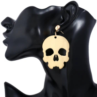 Punk Figure Drop Earring Women Jewelry New Fashion Skull Bird Elephant Tower Flamingo Elk Sea Horse Dangle Femme Earrings
