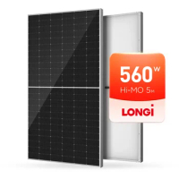 Longi Monocrystalline Silicon Solar Panel 550W 545W 540W 600W Mono Perc Half Cut Solar Panels Europe Warehouse Price