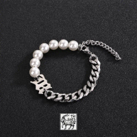 The Goats Dept - ( ORIGINAL ) Exo Pearl Bracelet Chain ANTI KARAT TITANIUM / tgd60 Gelang Korea Ra