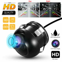 360 Degree Car Rear View Camera Reverse Night Vision Backup Parking Camera Waterproof Hd Wired Vehicle Camera Car Accessories