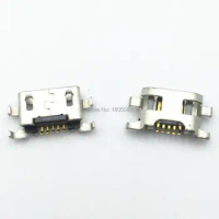 100pcs Micro USB 5pin Charge Socket Plug Jack Port Connector No curling For BlackBerry Z30 Q10 Priv 9983 9930 9900 Moto G2 G+1