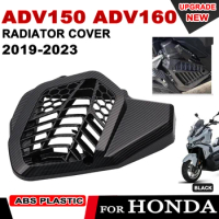 Motorcycle Radiator Cover Heat Dissipation Baffle Carbon Fiber Pattern For Honda ADV150 ADV160 ADV 150 160 2019-2023 Accessories
