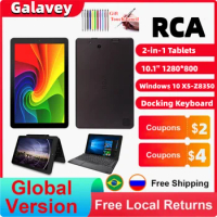 70 pieces-10.1'' RCA Windows 10 2-in-1 Tablets PC With Keyboard Quad Core 2GB DDR RAM 32GB ROM X5-Z8350 1280x800IPS Tablet