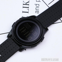 韓版簡約運動手錶港風電子錶夜光防水多功能手錶學生男女錶數字式