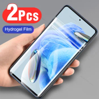 2Pcs Screen Protector Hydrogel Film For Xiaomi Redmi Note 12 Pro Plus 5G Redmy Note12 Pro+ 12Pro Note12Pro Soft Films Not Glass