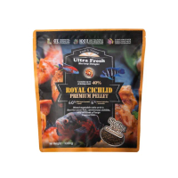 【鮮蝦食譜】肉食慈鯛＆大型熱帶魚-天然高蛋白鮮蝦堡1kg(血鸚鵡飼料 慈鯛魚飼料 羅漢魚飼料 花羅漢)