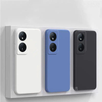 Sarung Telefon, Untuk Honor X7B, TPU Silikon Warna Pepejal, Penutup Belakang Kalis Kejutan, Serasi d