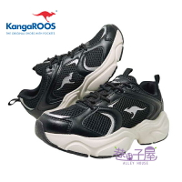 KangaROOS美國袋鼠鞋 女鞋 SWING 3 奶霜老爹鞋 運動鞋 [KW31780] 黑【巷子屋】