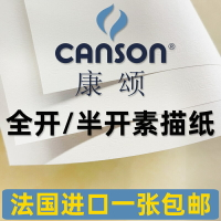 CANSON 1557素描紙155g 180g 2K 卷筒 平張 1開彩鉛紙 康頌160克