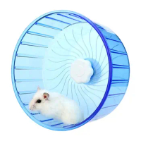 Hamster Silent Wheel Super Smooth Hamster Exercise Wheels Adjustable Stand Wheel Rat Integrated Dual Bearing Treadmill Toy Wheel