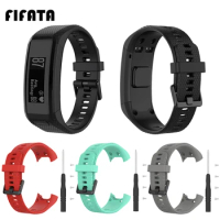 FIFATA For Garmin Vivosmart HR Smart Watch Colorful Soft Silicone Wristband For Garmin Vivosmart HR Replacement Watch Band