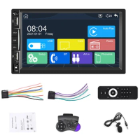 2 Din Carplay Android Auto Car Radio 7 Inch Universal for-Nissan Kia Toyota MP5 Player 2 Din Car B