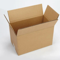 20Pcs Corrugated Carton Kraft Paper Corrugated Boxes Small Box Mailer 3-Layers Paper Packaging Box Logistics Supplies 5 Sizes