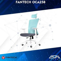 Fantech OCA258 OCA-258 Office Chair Kursi Kantor (mint)