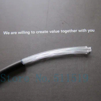 A.End-light multi-core Optical fiber cable ,0.75 *25 strands 5.0 mm diameter plastic fiber optic cable for optic fiber light