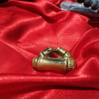 Patung Kuningan Bambu Pethuk Mini