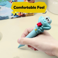 Z00 Topia Cute Gary Snake Pen Stationery Pla Ballpoint Pen Black Refill 3d Print Funny Gel Pen For M