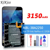 NEW KiKiss 3150mAh Rechargeable Battery NBL-38A2250 for TP-link Neffos x1 32GB TP902A Mobile Phone Battery In Stock