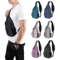 Crossbody Bag Travel Walking Hiking Chest Bag Sling Bag Daypack with Water Bottle Pocket Sling Backpack for Women Men Sport Bags