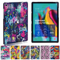 For Samsung Galaxy Tab A 7(T280/285)/10.1(T580/510)/9.7(T550/555)/10.5(T590/595)/E 9.6(T560/561)/S5e T720 - Graffiti Tablet Case