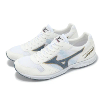 【MIZUNO 美津濃】競速跑鞋 Wave Emperor Japan 4 男鞋 白 深藍 皇速 日本製 運動鞋 美津濃(U1GD1920-11)