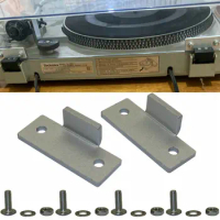 Aluminum Made 2 Technics SLD2 3200 B2 D3 SL-220 Others Turntable Dust Cover Repair Tab Hinges