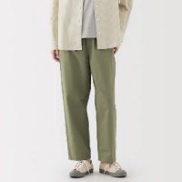 【MUJI 無印良品】女水洗棉舒適錐形褲(共4色)