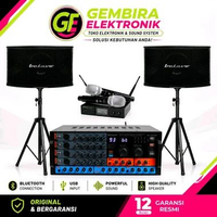 Paket karaoke betavo fullset 12 inch zx 9500b new generation sound system rumah home theater
