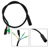E-Bike 9 Pin Motor Extension Cable Cord Connector For Bafang Front Rear Wheel Hub Motors Electric Bicycle Accessories