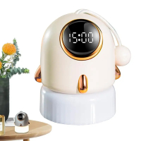 นาฬิกาปลุก Night Light Rocket-Shape ปฏิเสธ Night Light การ์ตูนน่ารัก Night Light นาฬิกาปลุกมัลติฟังก