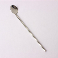 304不銹鋼創意蜂蜜勺攪拌棒出口德國 冰沙更 冰勺　帶吸管勺子