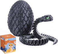 3D Printed Snake Egg with Snake Inside3D Printed Animals ToysLike Movable Snake Realistic Slithering
